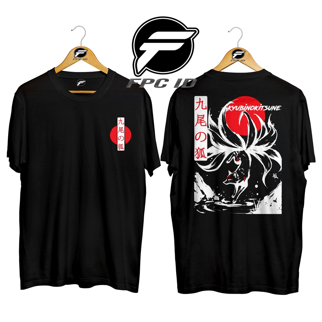 Kaos Anime Kyubi No Kitsune Cotton Combed 30s Baju Distro Jumbo Pilihan Favorit Fpc Id