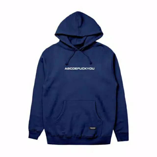 HOODIE SKYMO ABCDEFUCKYOU NAVY