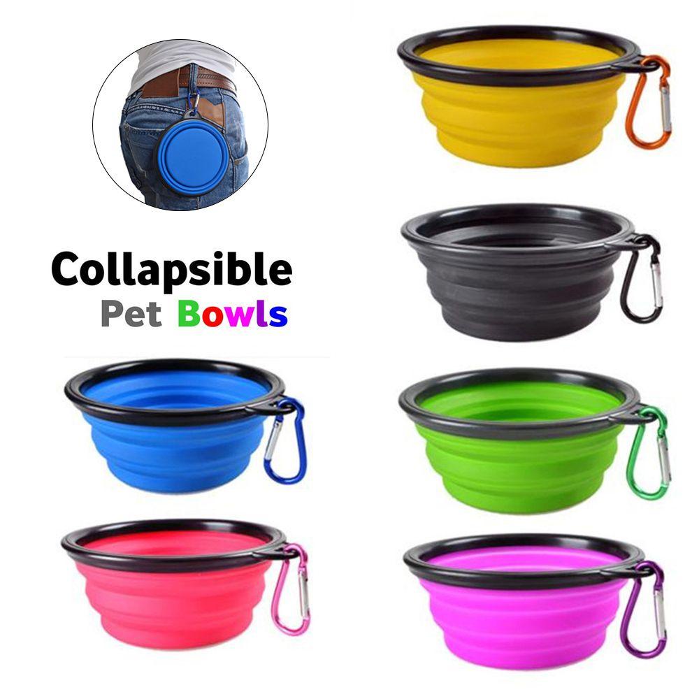 Mangkuk Hewan Peliharaan Nanas Rumah Luar Ruangan Silikon Collapsible Travel Feeding Dog Cat