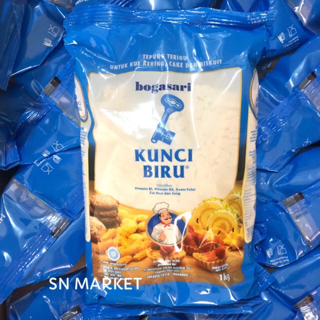 

Tepung Terigu Kunci Biru Bogasari 1kg
