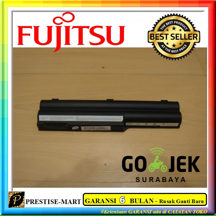 Baterai Fujitsu Lifebook T4220 - Hitam