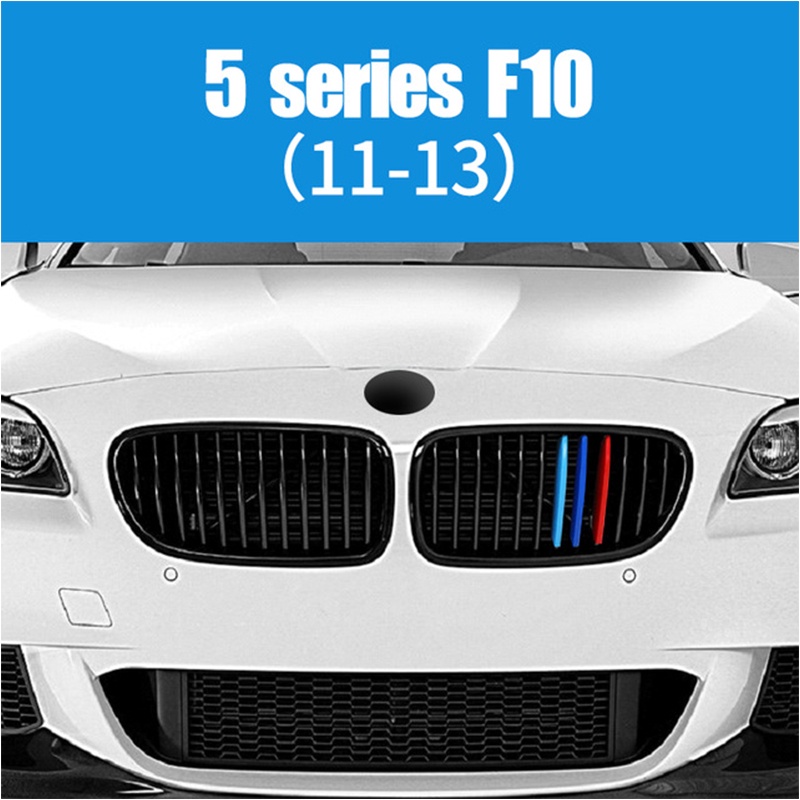 3pcs Klip Trim Grille Mobil Balap BMW E39 E60 F10 F07 G30 F18 5 Series GT GT5 Bahan ABS M Performance 2019 2020