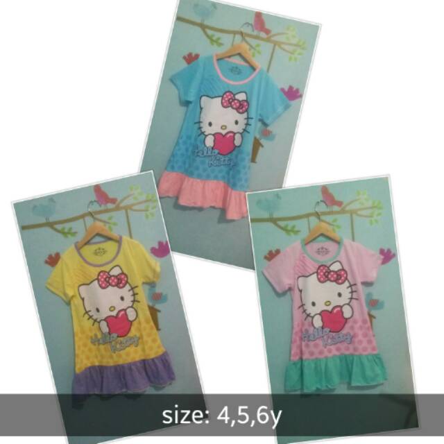 dress/ daster anak karakter