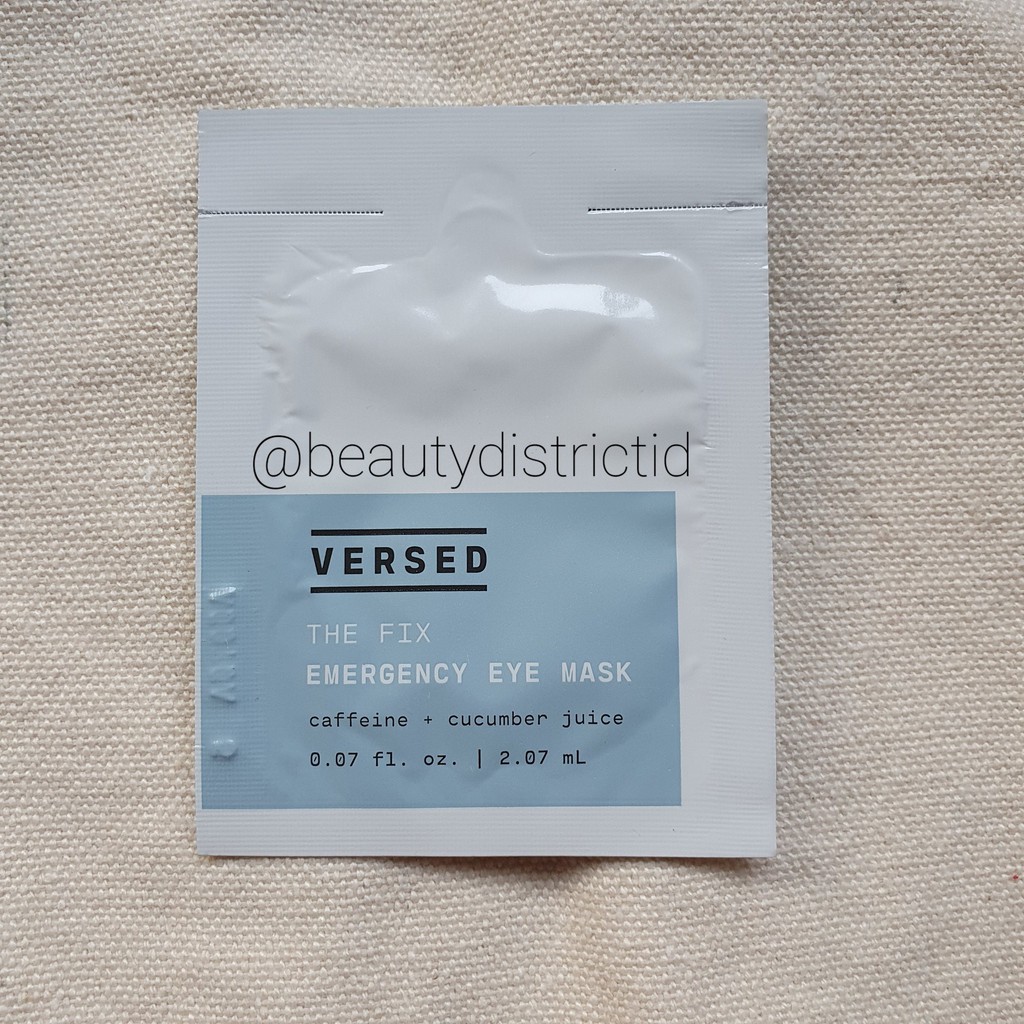 Versed THE FIX EMERGENCY EYE MASK Sachet