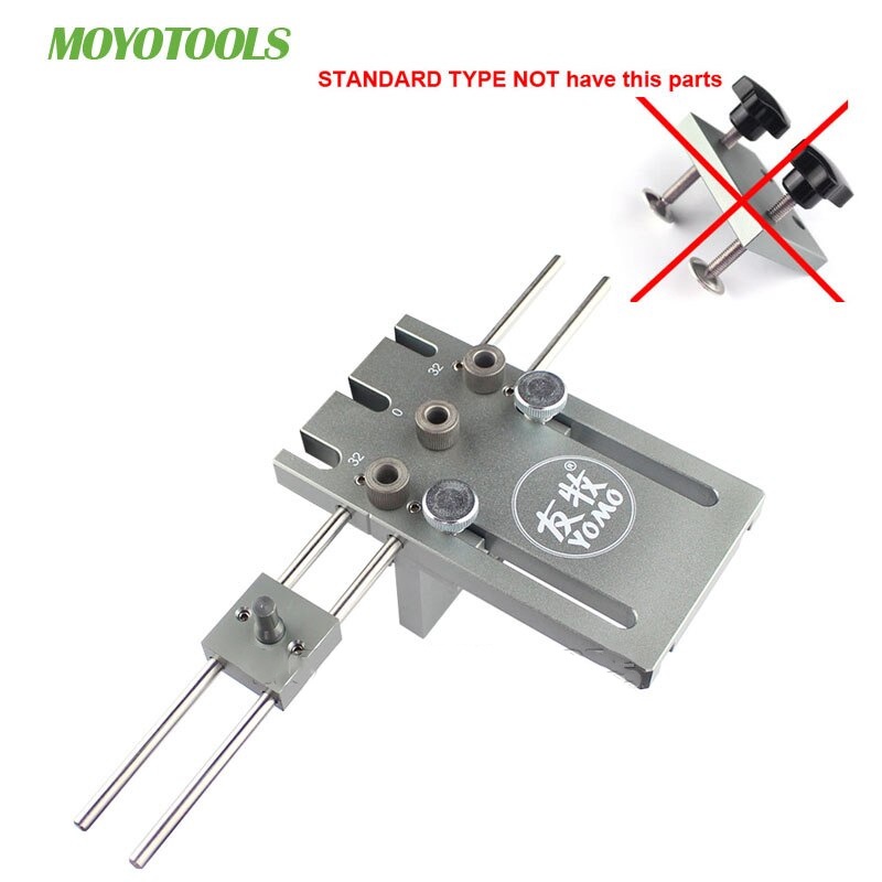 YOMO Alat Bantu Bor 3 in 1 Dowelling Jig Drill Guide Locator Positioner Standard Version - MD590 - Silver