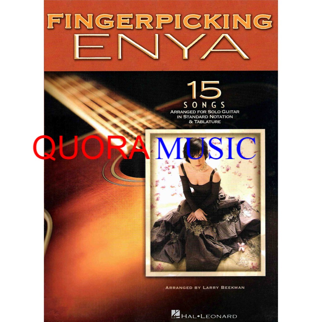 Buku Gitar Fingerpicking Enya