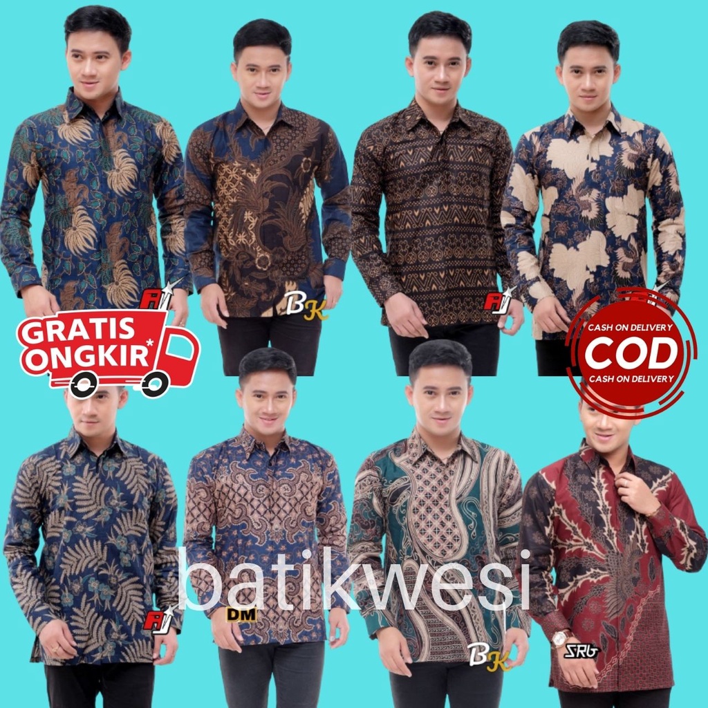Distributor Baju Batik Kemeja Kantor Pria Lengan Panjang Fashion Solo Bw 248 7EmNwqfeOoo6J