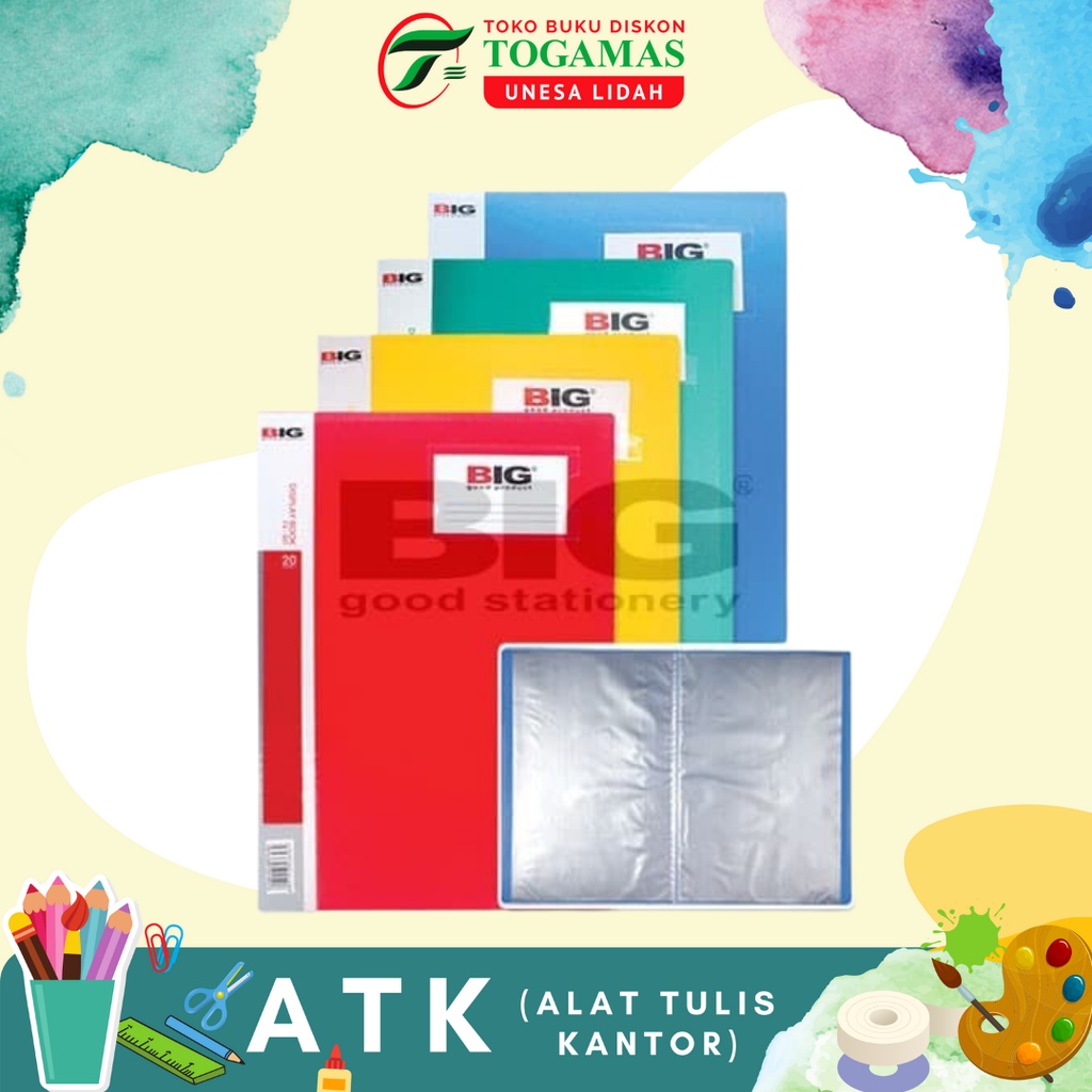 

BEST SELLER !! DOCUMENT KEEPER BIG F4-802 40 POCKET BIG WARNA / READY STOCK