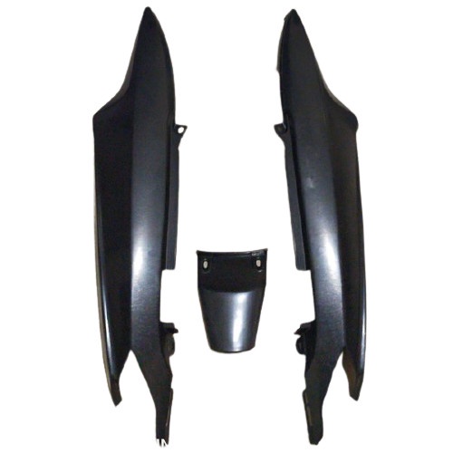 BODY BELAKANG MIO SPORTY + COVER TAIL / COVER BODY MIO HITAM + COVER STOP