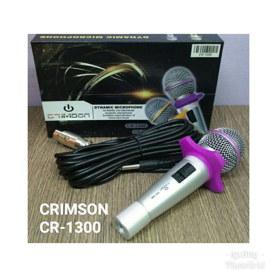 MIC KABEL CRIMSON CR-1300 MICROPHONE PROFESIONAL