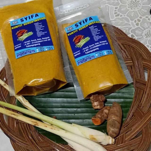 

WEDANG TRADISIONAL KUNYIT SERE ALAMIH INSTAN SYIFA 250 Gram