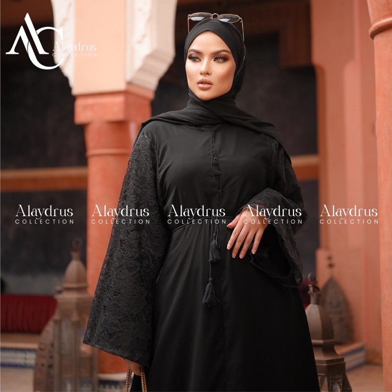 New Abaya Dress Maxi Arab Saudi Bordir Zephy Turki Umroh Dubai Turkey By AlaydrusCollection 448