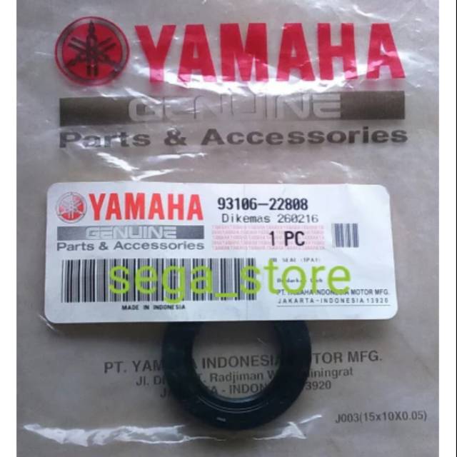 Oil seal roda tromol belakang kanan Yamaha new vixion nva nvl ori original YGP 93106-22808