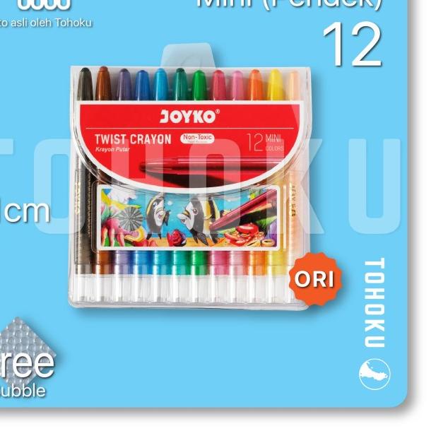 

Crayon Putar Titi / Twist Crayon Anti Patah Joyko - 12 Pendek