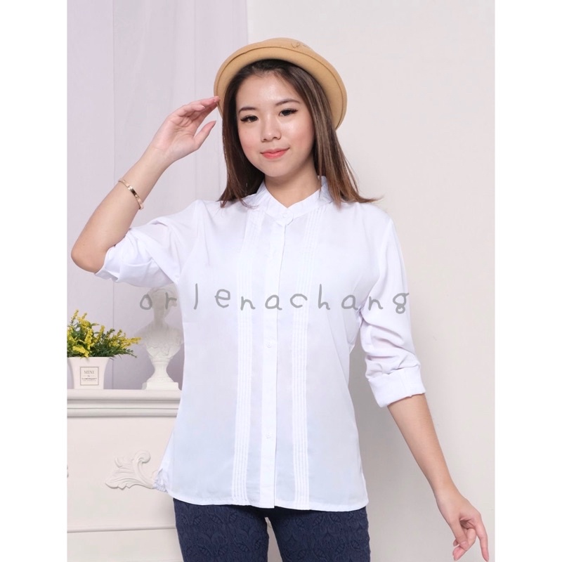 Kemeja putih wanita shanghai executive TOKYO STYLE tosibo crepe japan