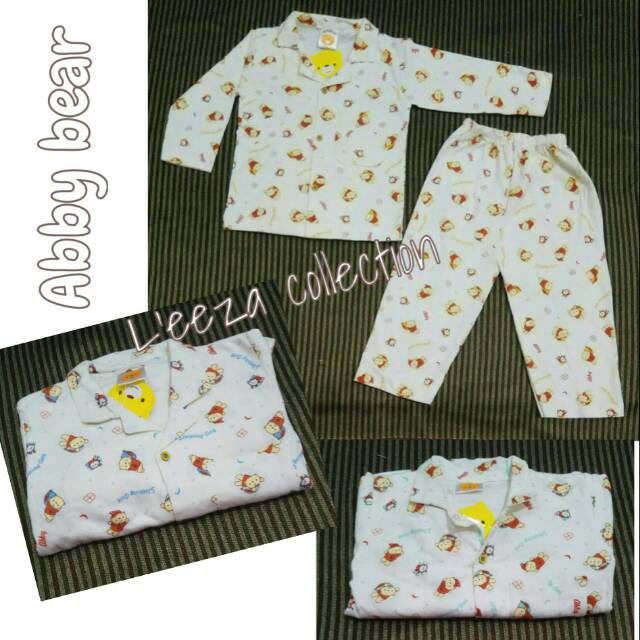 Setelan anak ABBY BEAR) 2-3TH /piyama/baju tidur