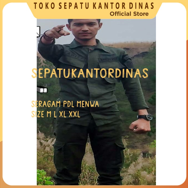 RPM Baju|Seragam|Setelan|Pdl Ijo|Hijau|Menwa|Koramil Standar TNI