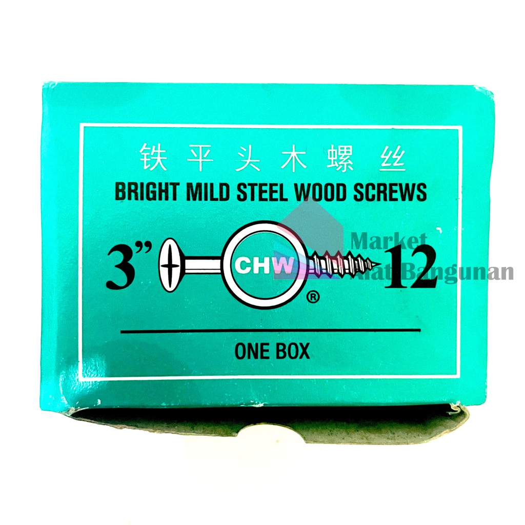 Skrup Kayu CHW / Sekrup Kayu CHW 3 X 12