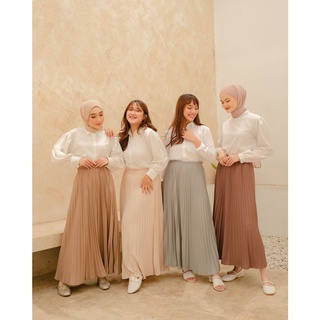 Mayoutfit Frexa Skirt | Rok Muslim Wanita Premium Plisket S-XXL