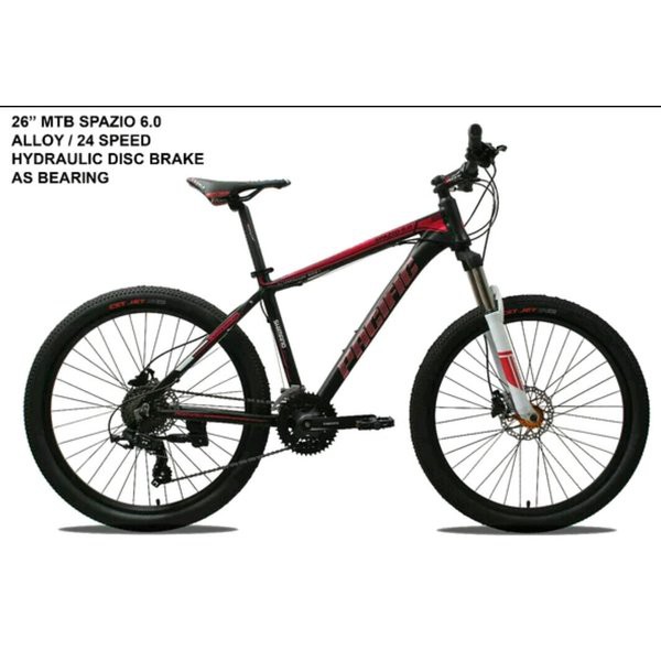 Sepeda Mtb 26  Pasific Spazio 6 0 60 Pacific Sepda Gunung MTB Spazio 6.0 Alloy