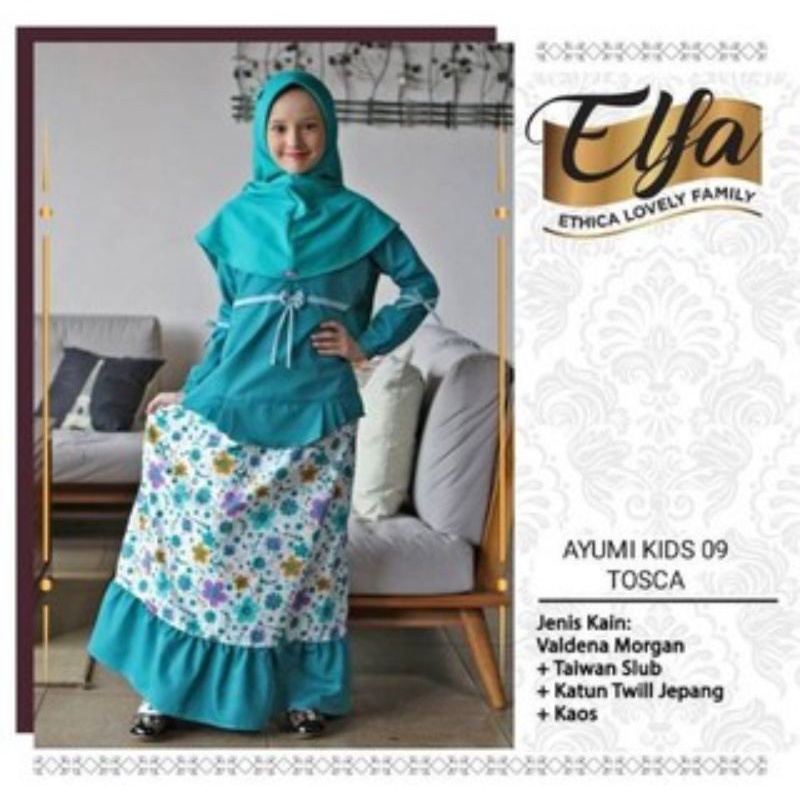 Gamis anak Ethica - Ayumi Kids 09