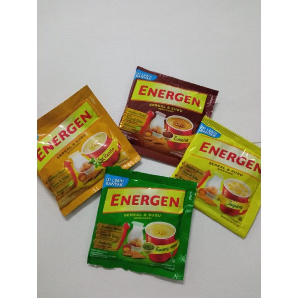 

Energen sereal dan susu 10 x 29 gr