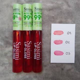 LIP TINT SASIMI 92% DAN LIPTINT SASIMI 99% ALOEVERA