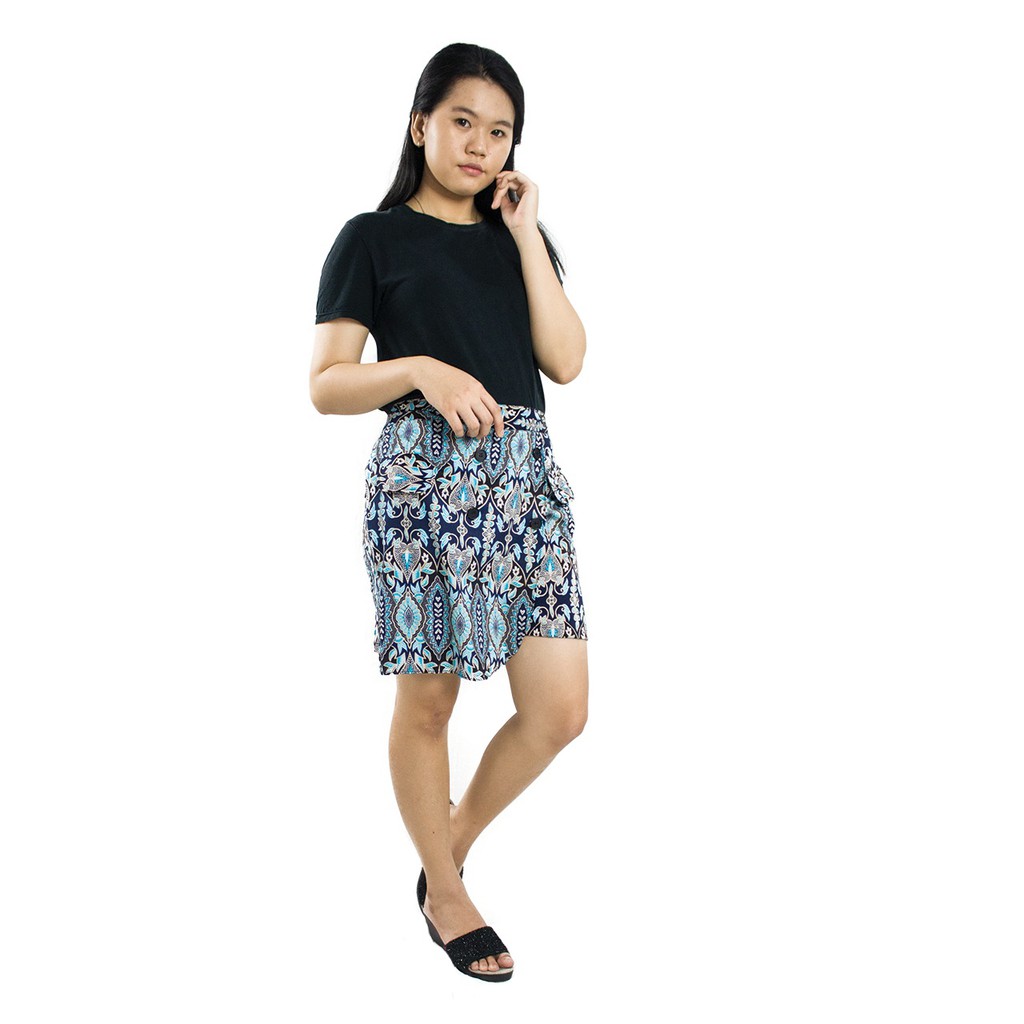 SB Collection Celana Pendek Hapita Hotpants Rok Batik Casual Wanita