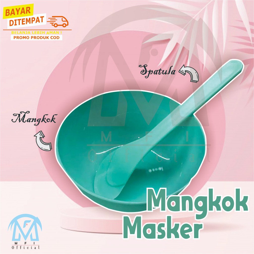 MANGKOK MASKER SET (MANGKOK + SPATULA) MANGKUK MASKER