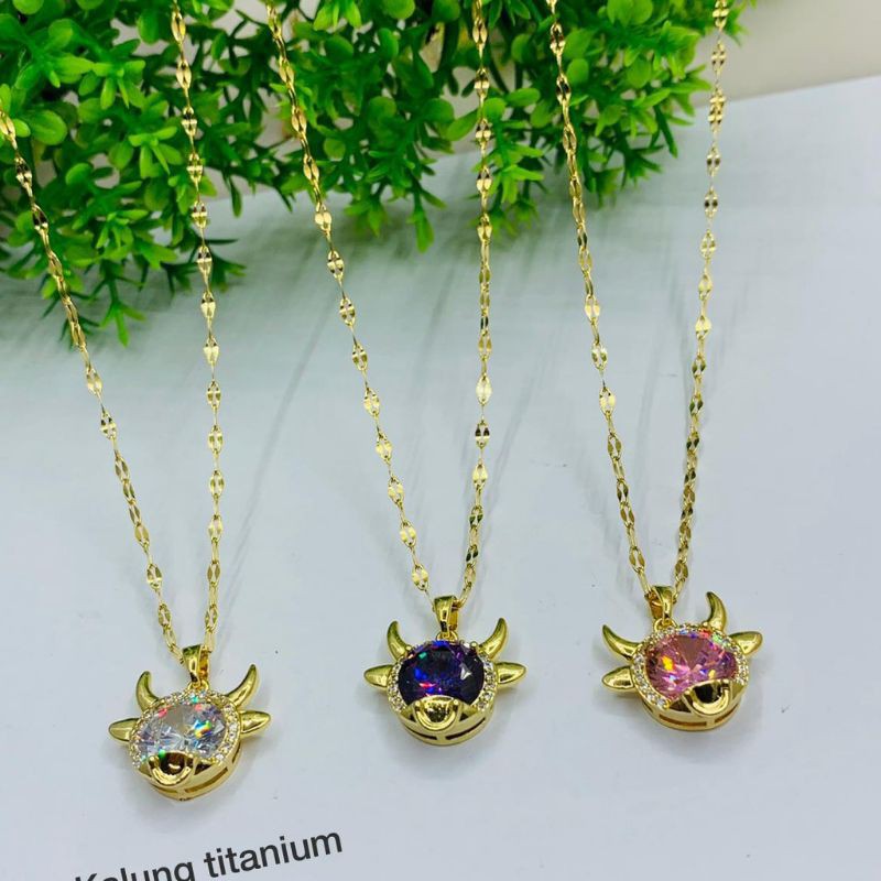 GG Kalung Rantai Ulir Gold