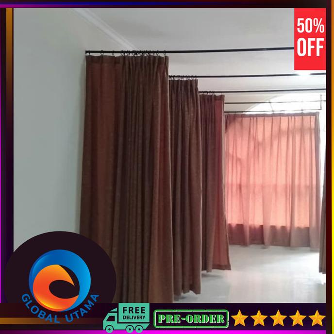 tirai gorden rumah sakit | penyekat ruangan