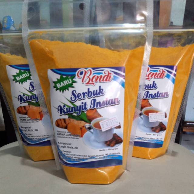 

Serbuk kunyit instan 500gram