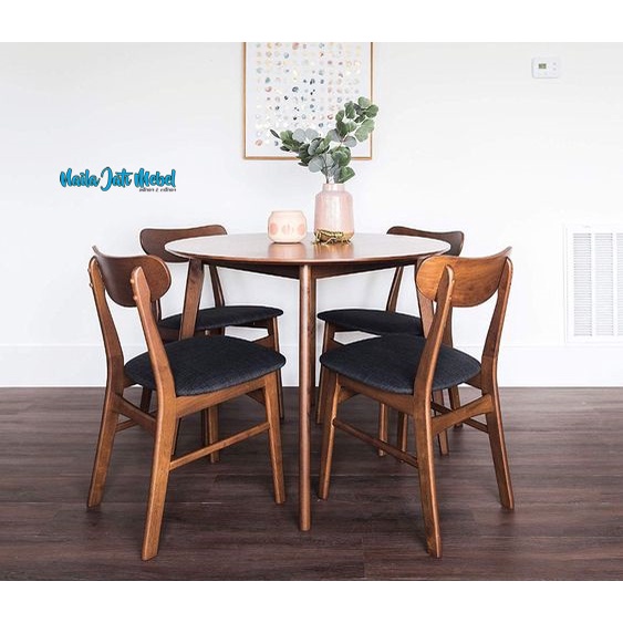 MEJA MAKAN KAYU JATI SOLID WOOD PREMIUM PERHUTANI