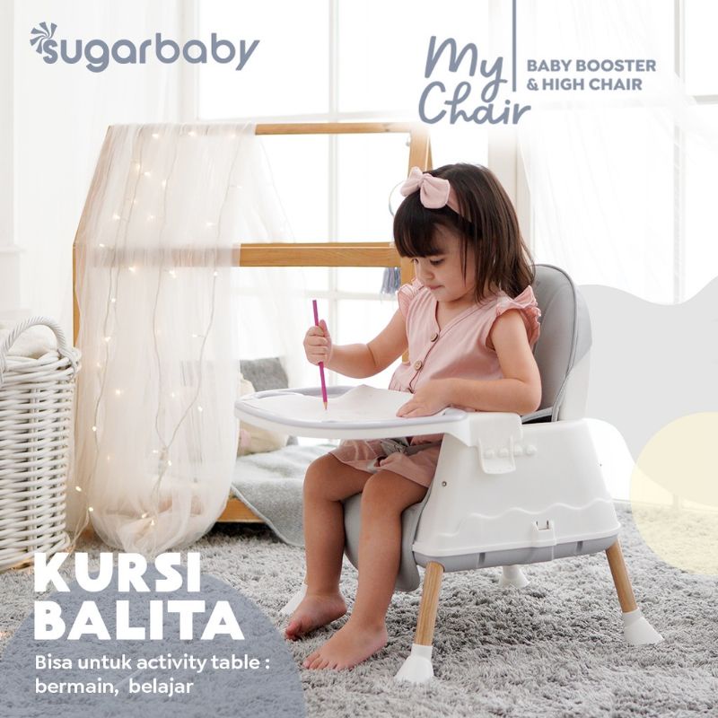 Kursi Makan Bayi Sugar baby My Chair / K-Chair K Chair Klassic / Fun Chair / 4IN1 Sit On Me / Hello Bear Folded Booster &amp; Chair Kursi Bayi Sugarbaby