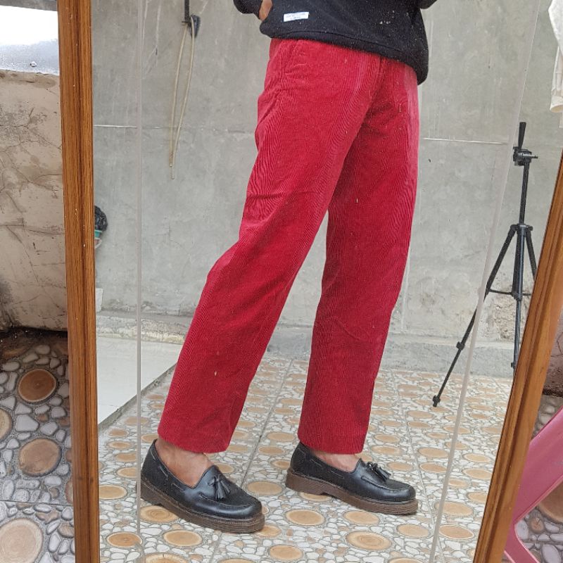 polo ralph lauren corduroy pants red (30/31)