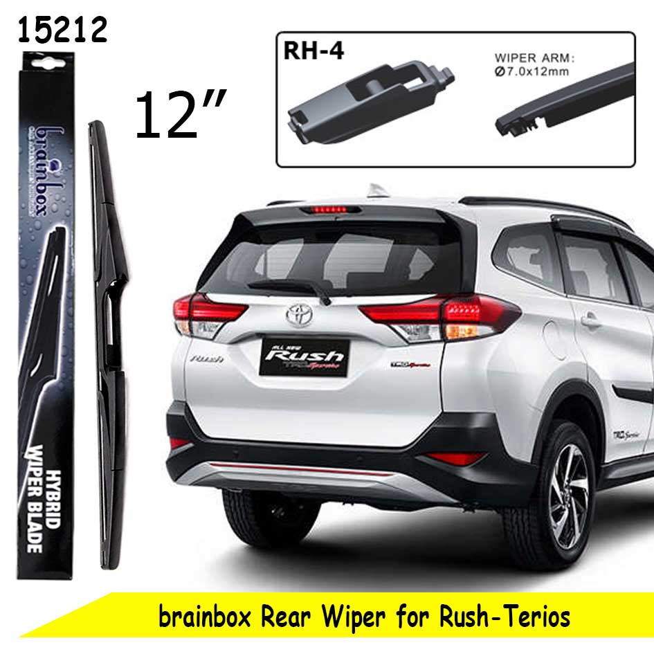Rear Wiper Blade Rush Terios Karet Pembersih Kaca Mobil Wiper Belakang Kaca Mobil Windshield