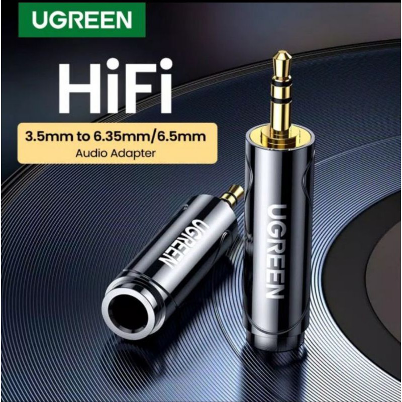 Ugreen 6.5mm 6.35mm to 3.5mm Hifi - Ugreen 3.5mm Male to 6.5mm Female