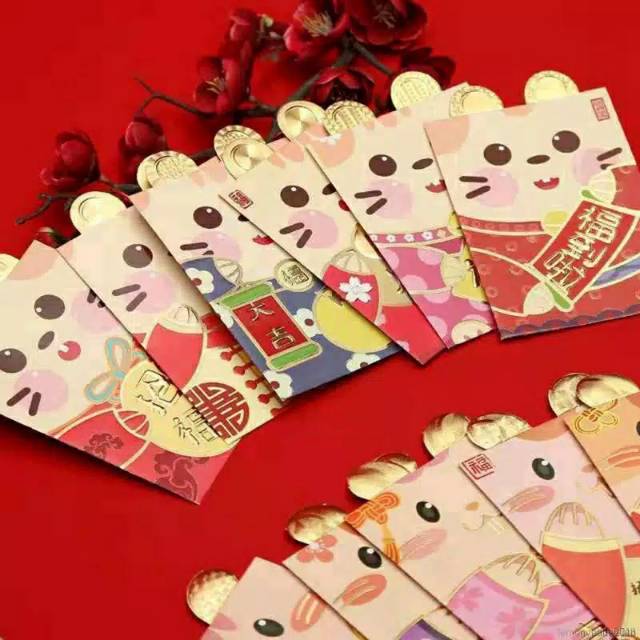 

Ready bisa gosend ya Murah Angpao imlek tikus 12 angpao cny