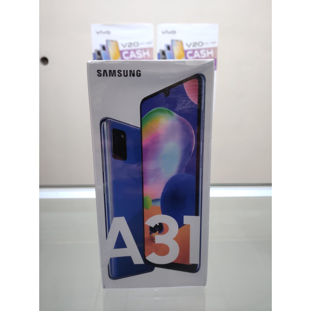 SAMSUNG A31 8/128 GRESS MASIH SEGEL BOX