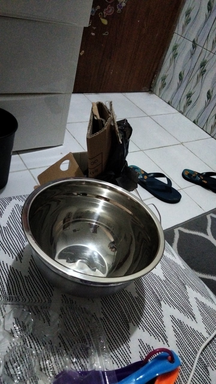 Mb-0007 Lain-lain Baskom Stainless Lekuk 16cm