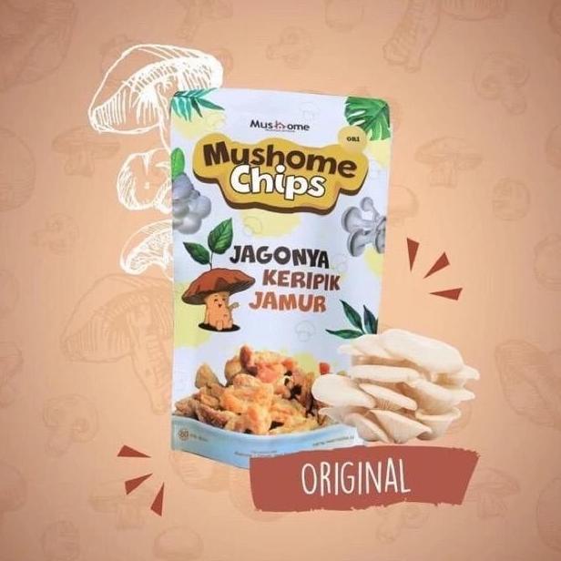 

Keripik jamur sehat Mucy Original 80 gram