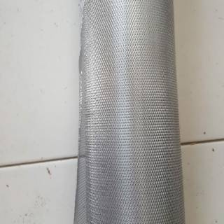 Fiber tutup pagar tebal 1 2 mm tinggi 1 meter fiber motif  