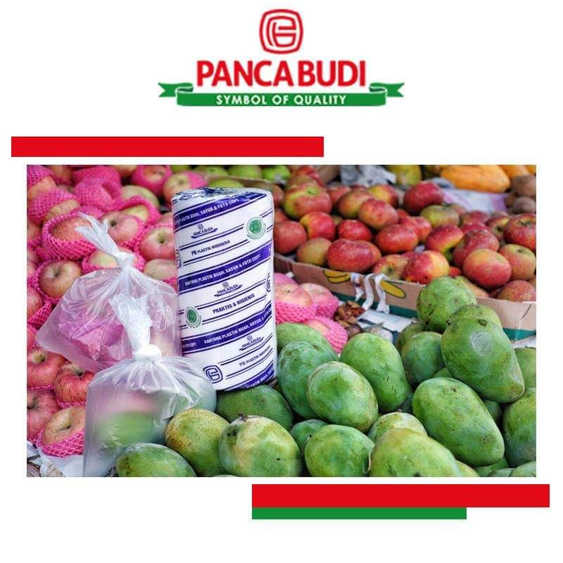 HD Roll Panca Budi/Plastik Buah/Kantong Sayur/Plastik Fotokopi/Plastik HD Rol 25x40 30x45