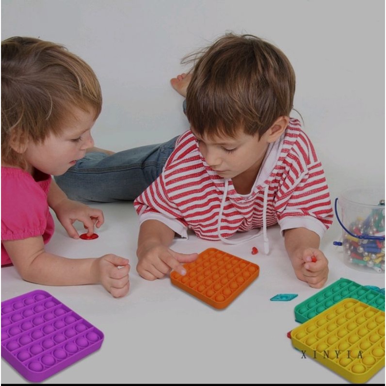 POP IT /POP IT JUMBO RAINBOW MURAH BANGET UKURAN BESAR 12 CM GRATIS ONGKIR-2