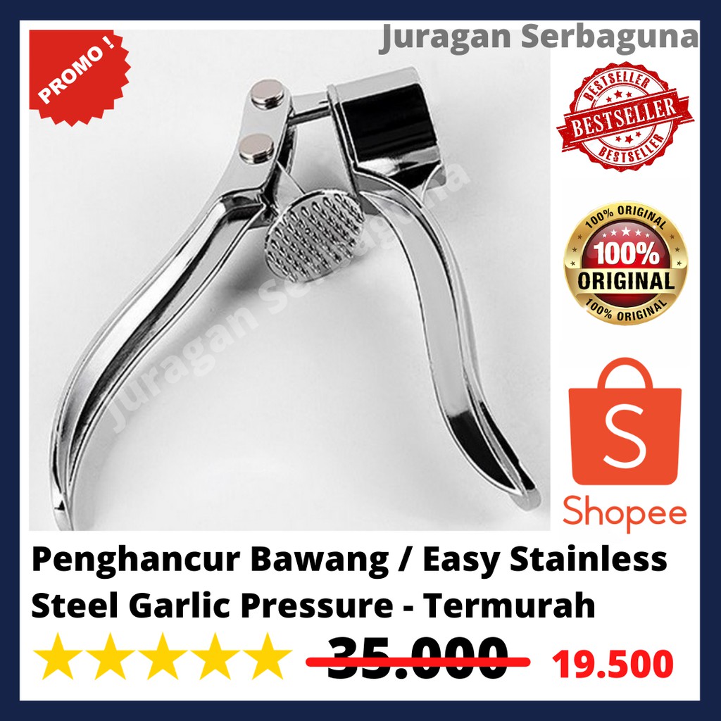 Penghancur Bawang / Easy Stainless Steel Garlic Pressure - Termurah