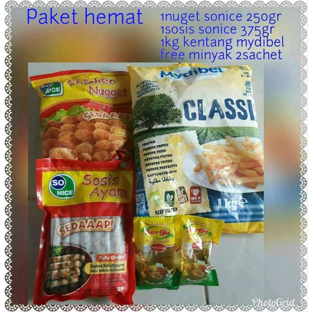

paket sonice komplit