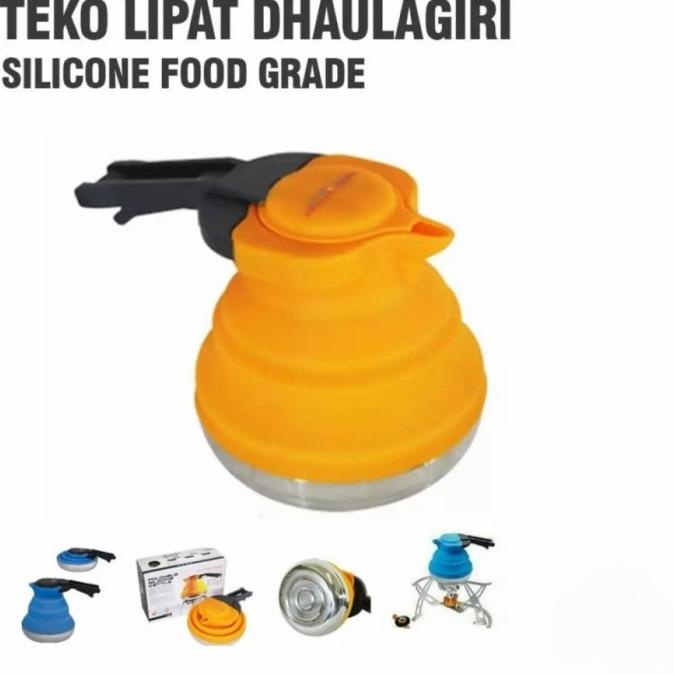 Dhaulagiri Folding Kettle Silicon Teko Ceret Lipat Ultralight Ringan