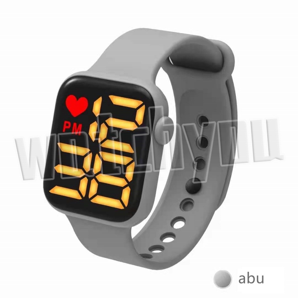 Watchyou Jam Tangan Wanita A0176 LED Digital Rubber Electronic Fashion Import  Anak Remaja Premium