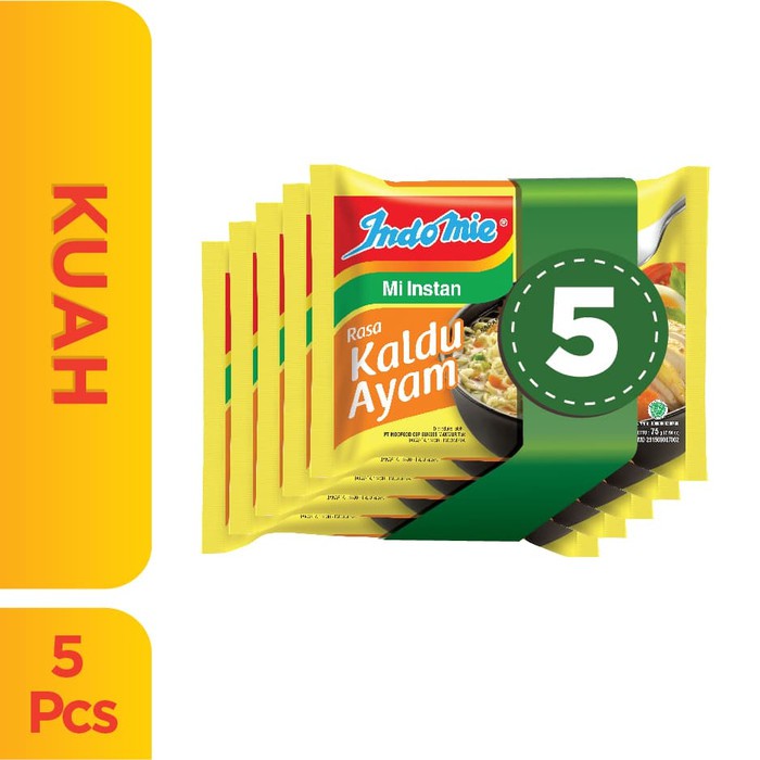 

Indomie Kuah Kaldu Ayam 5 pc