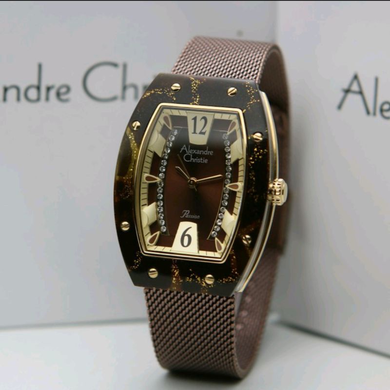 JAM TANGAN WANITA ALEXANDRE CHRISTIE AC 2856 / AC2856 RANTAI PASIR